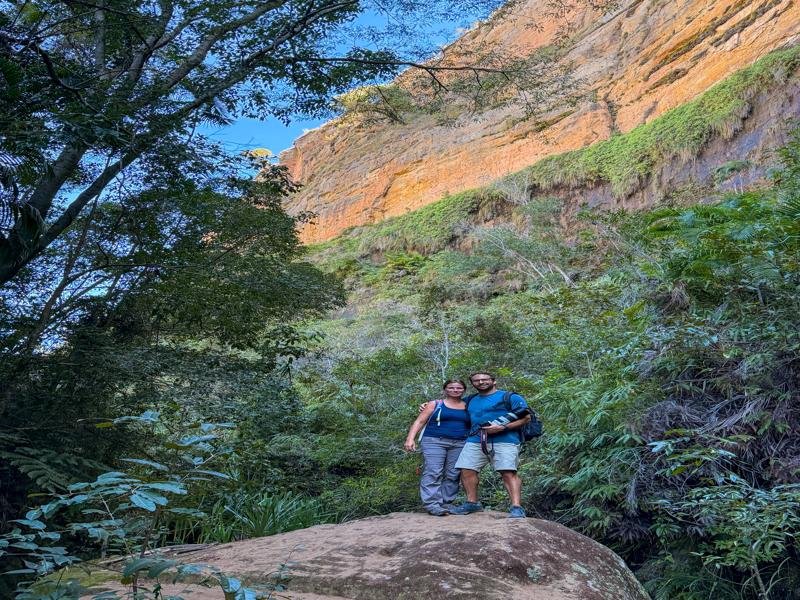 Hiking in the canyon