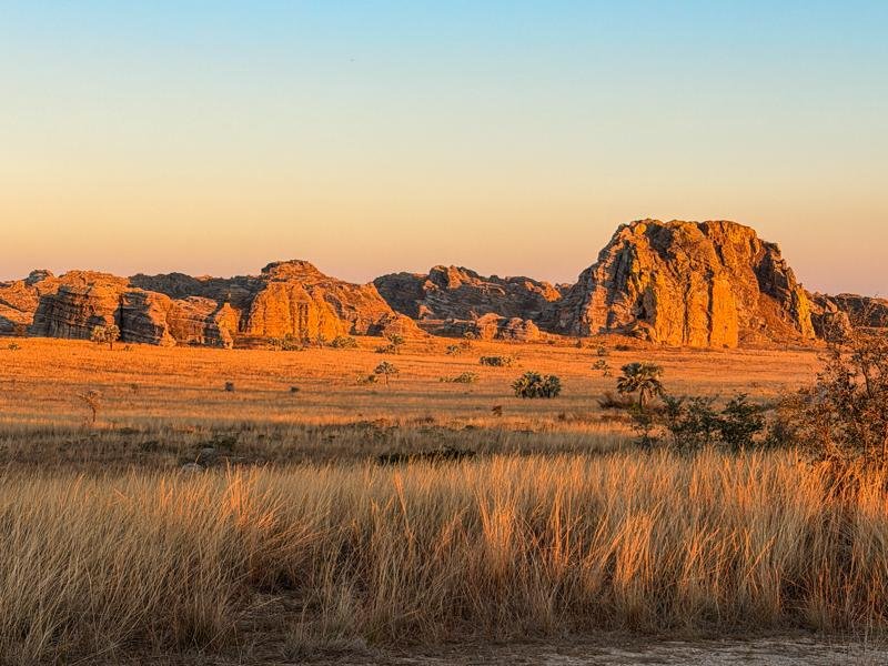 Sunset over Isalo NP