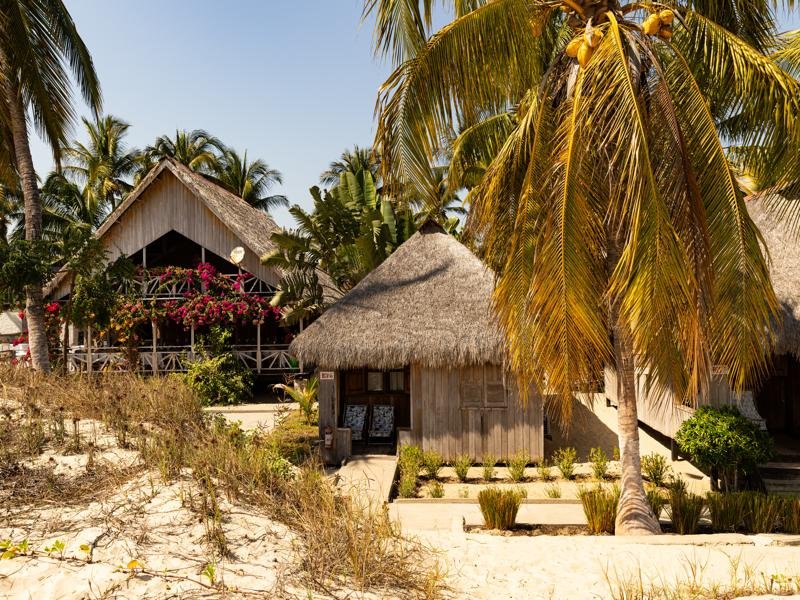 We made it to Morondava beach, our last bungalow