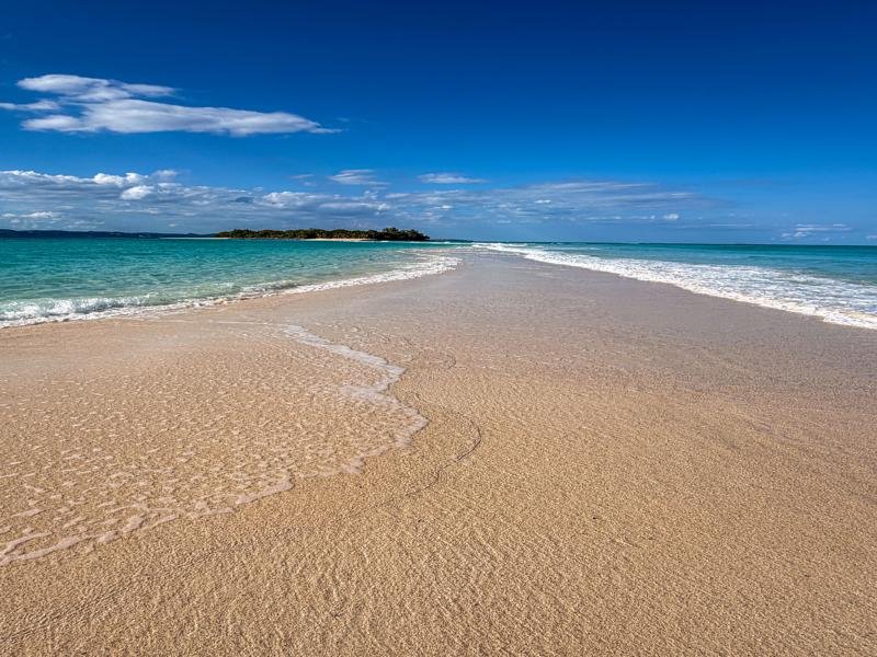 The tide was starting to go down