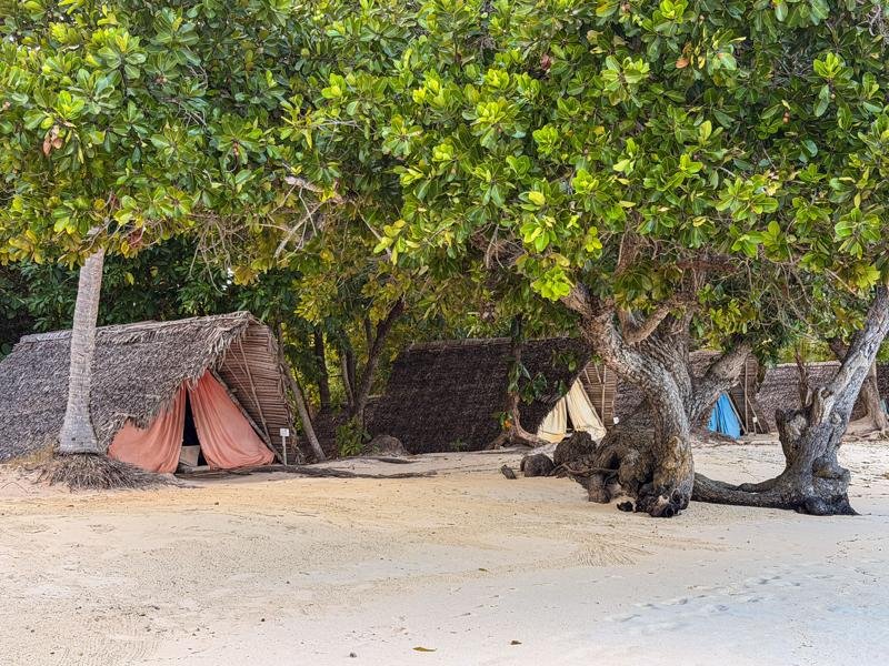 The bungalow tents, we wish we could have stayed another night!