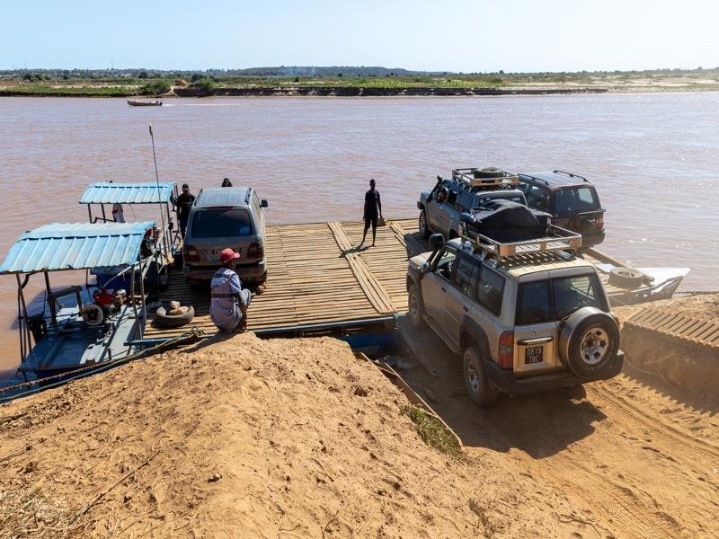 After a few hours we made it to the big river crossing