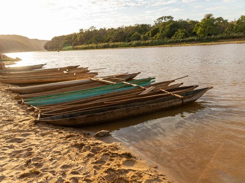 A group of the double canoes