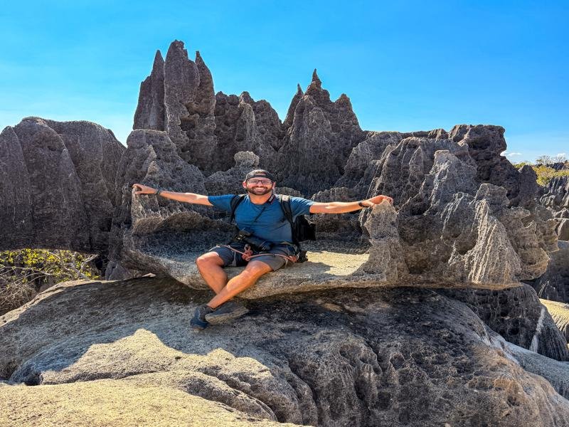 Sitting on the throne rock