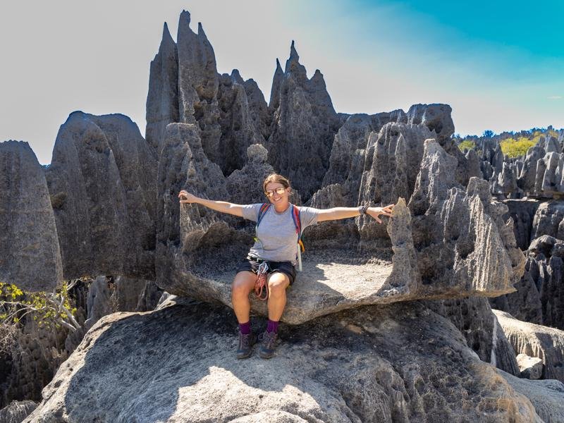Sitting on the throne rock