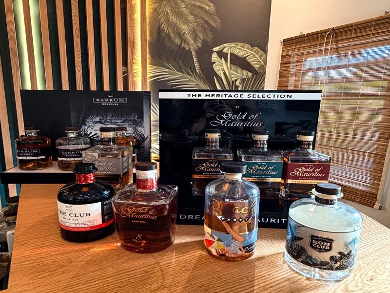 Local rum made in small batches