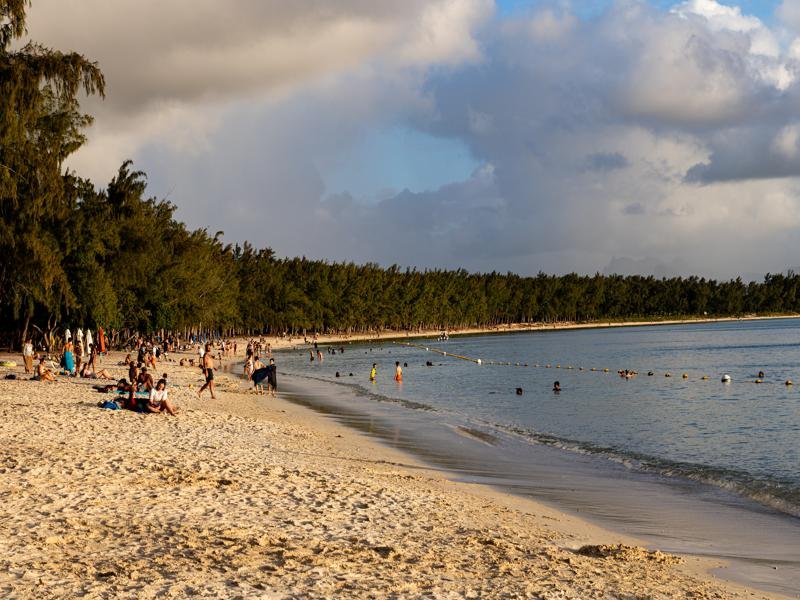 Mont Choisy is one of the biggest beaches in the North
