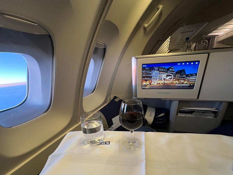 Business class flight