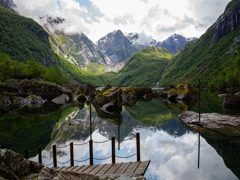 Lake at the end of hike