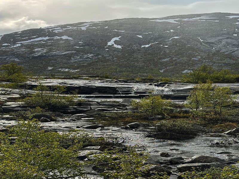 Stream along the Trolltunga hike