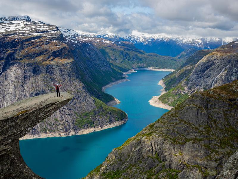 Jaimie on the troll's tongue