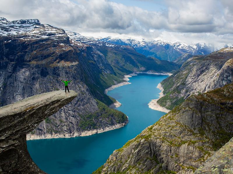 Bryan on the troll's tongue