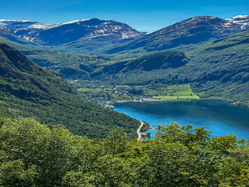 Views leaving the town