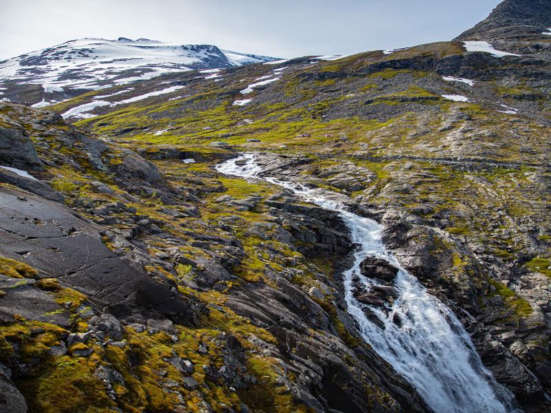 Waterfall near Trollstigen road