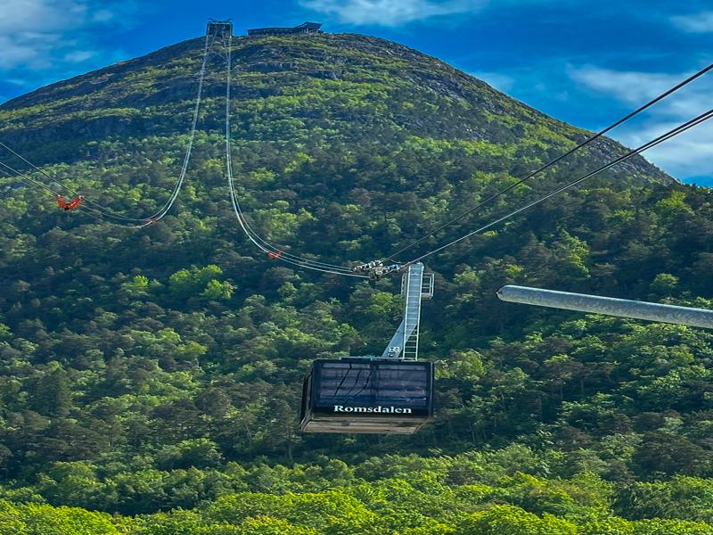 The gondola in Andalsnes
