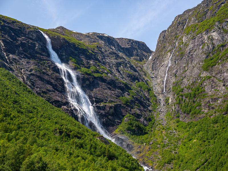 Waterfall across from Mardalsfossen