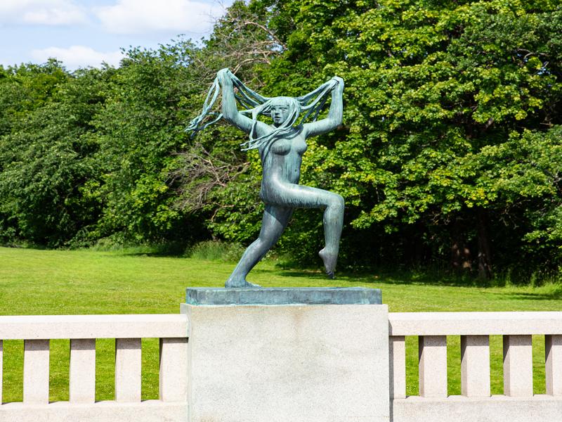 Sculptures by artist Gustav Vigeland