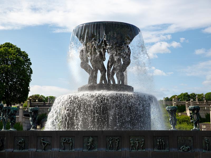 Sculptures by artist Gustav Vigeland