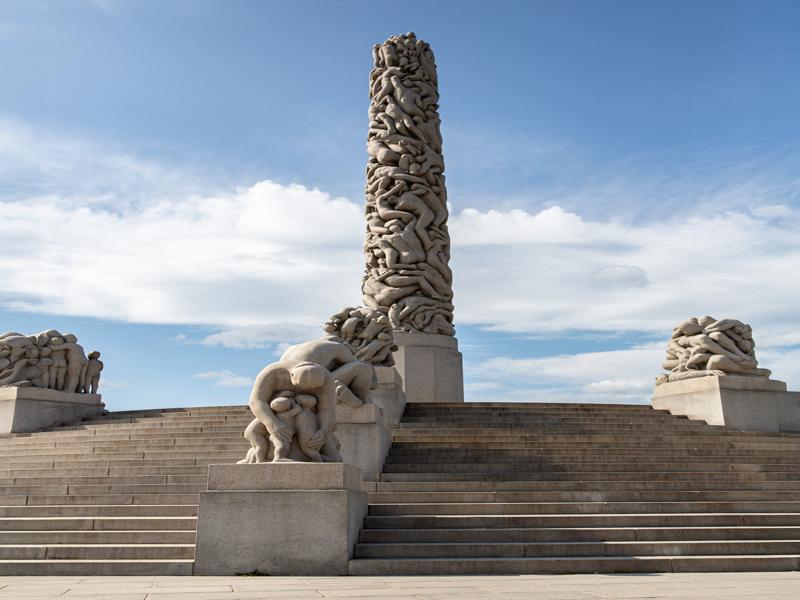 Sculptures by artist Gustav Vigeland