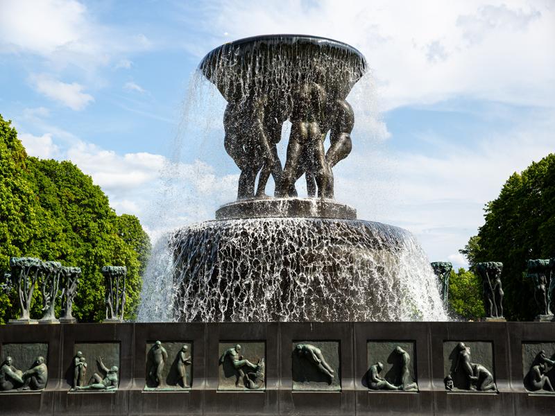 Sculptures by artist Gustav Vigeland