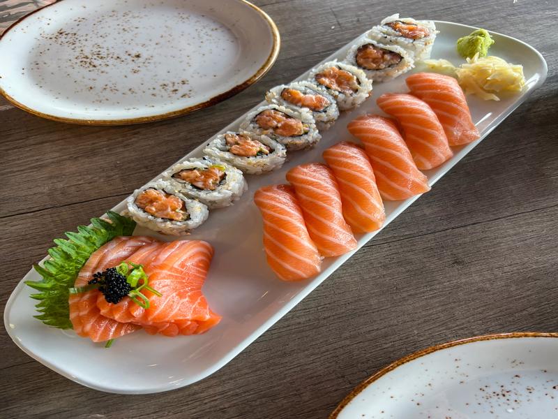 Fresh salmon for dinner