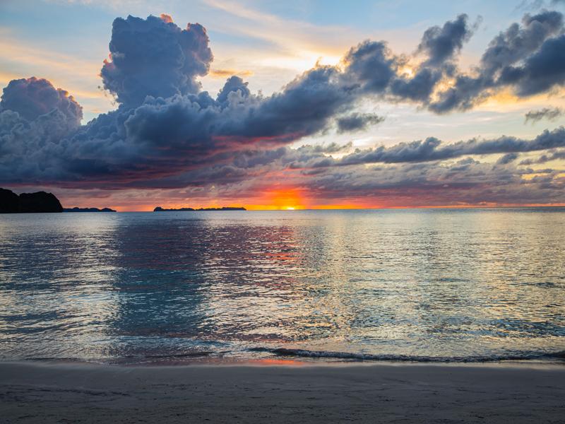 Palauan sunset