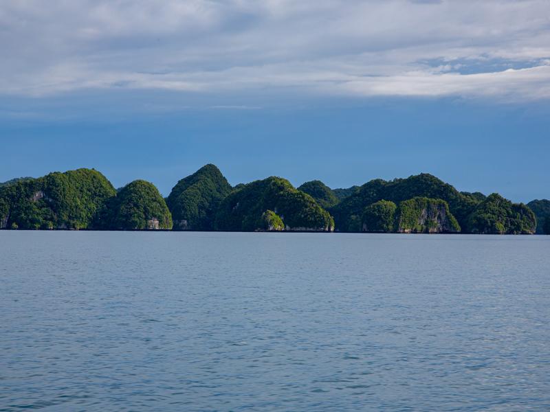 The limestone Rock Islands