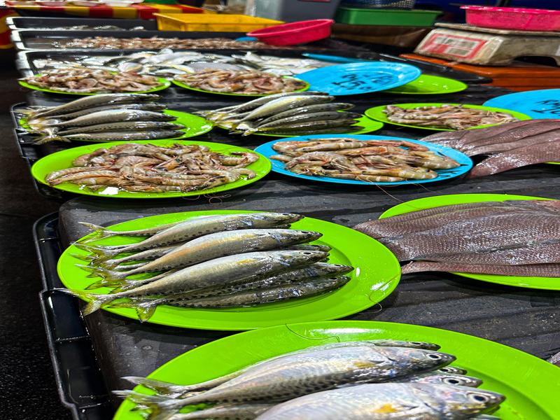 Fish at the Friday night market