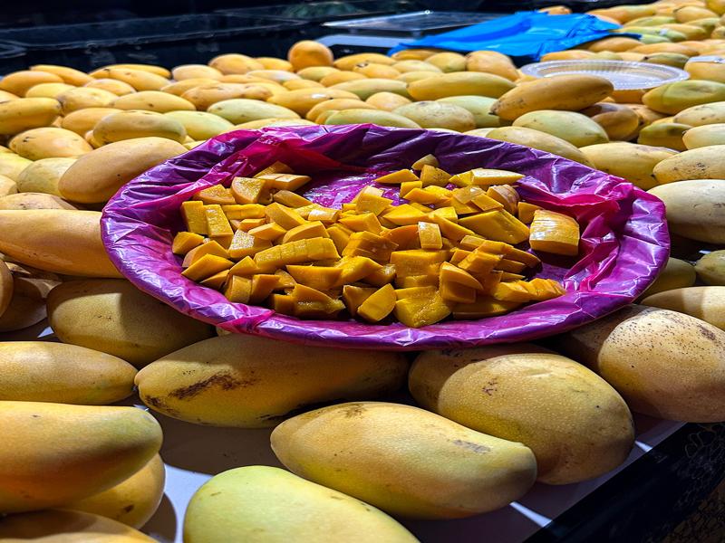 Mango at the Friday night market