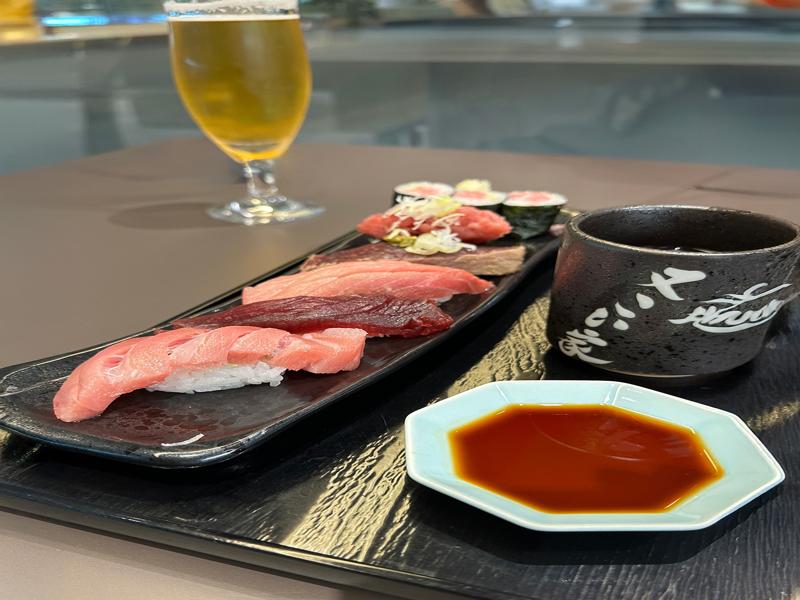 Sushi in Tokyo airport