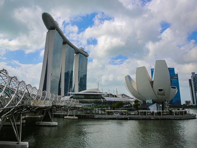 Marina Bay Sand and Art Science Museum