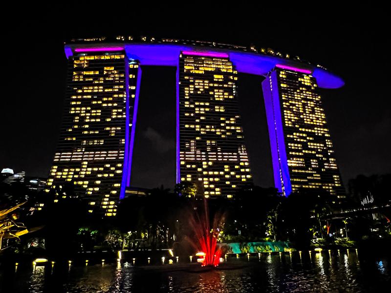 Marina Bay Sands at night