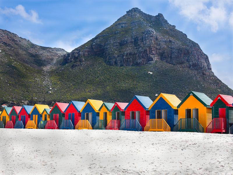 Muizenberg beach huts