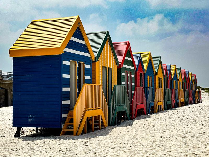 Muizenberg beach huts