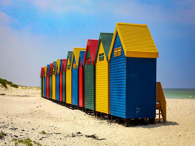 Muizenberg beach huts