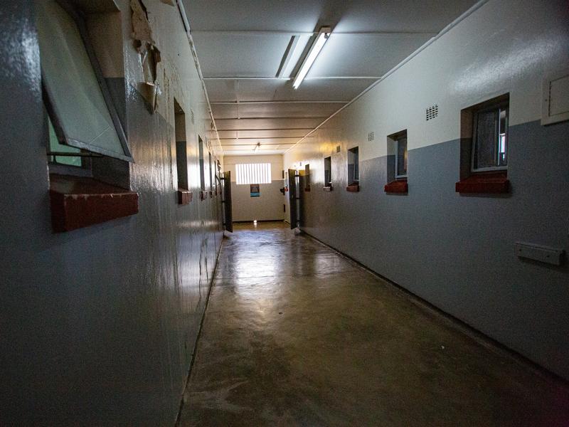 Jail hallway