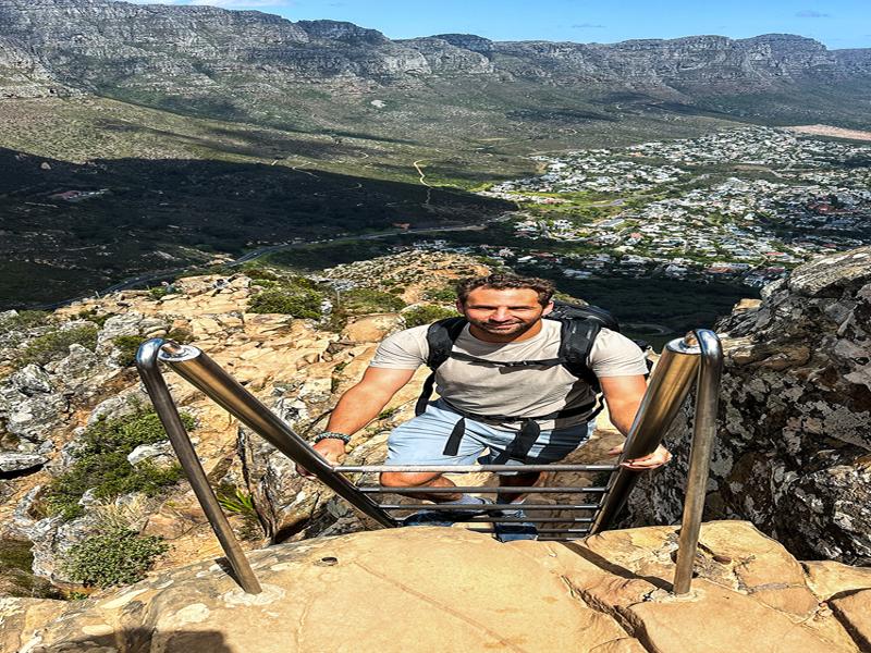 Ladders on the Lionshead hike