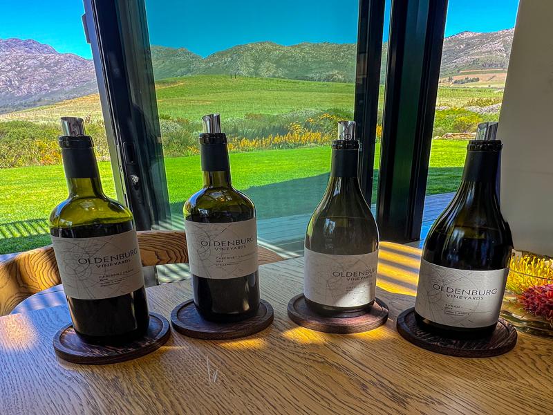 Tasting at Oldenburg, one of our favorites