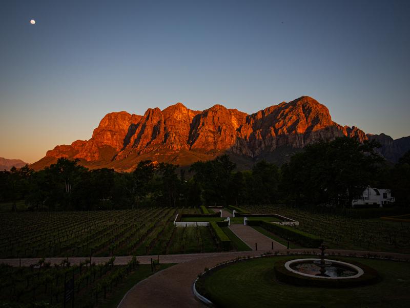 Sunset on the mountains