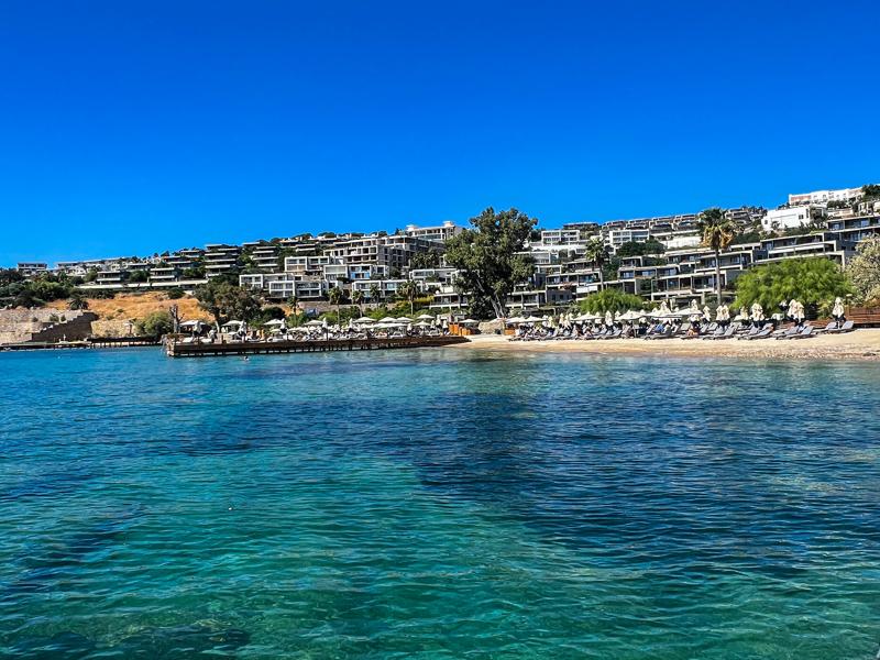 Bodrum hotel beach