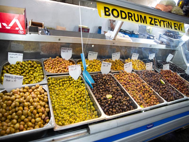 Olives in Bodrum market