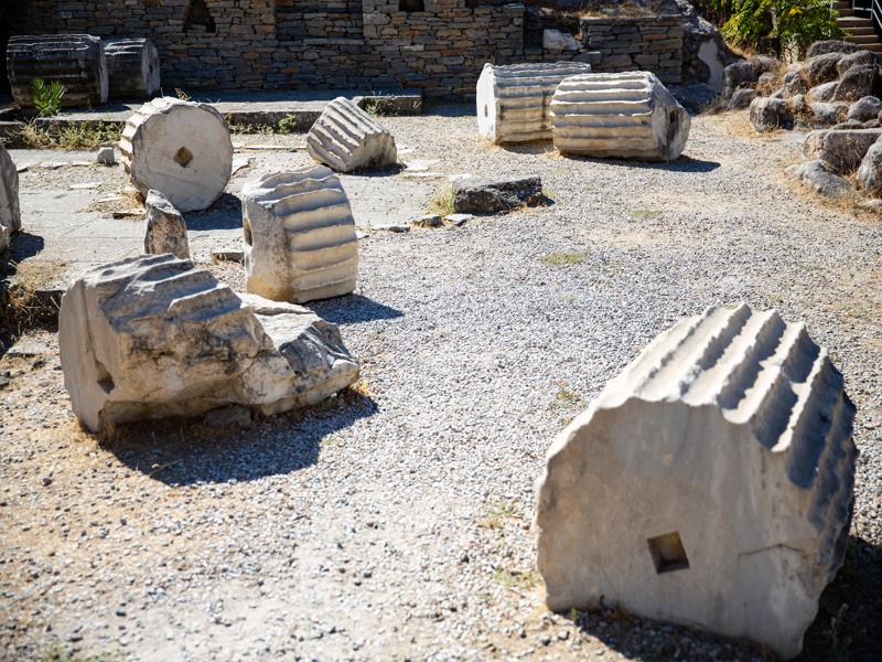 What's left of the mausoleum at Helicarnassus