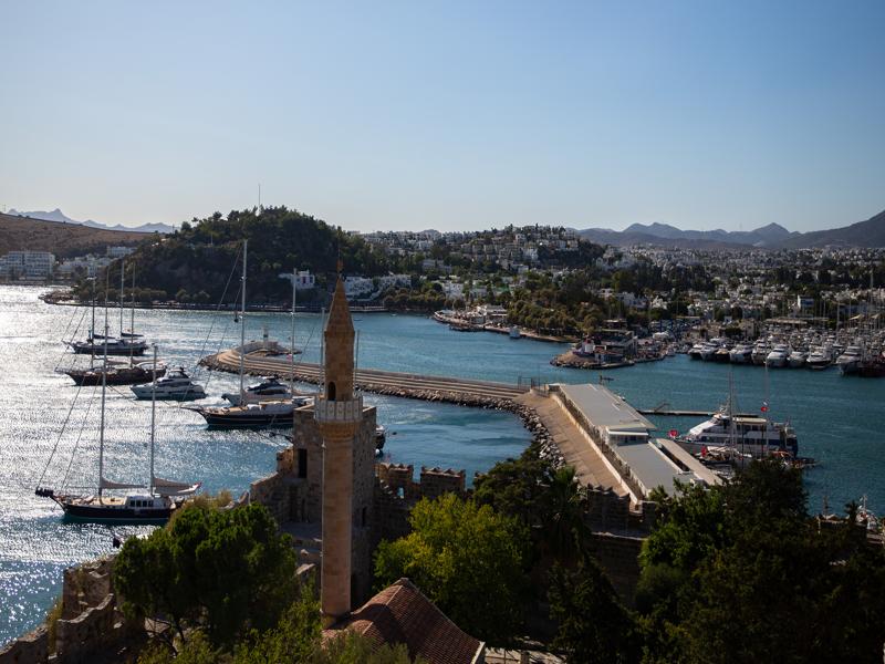 Bodrum castle views