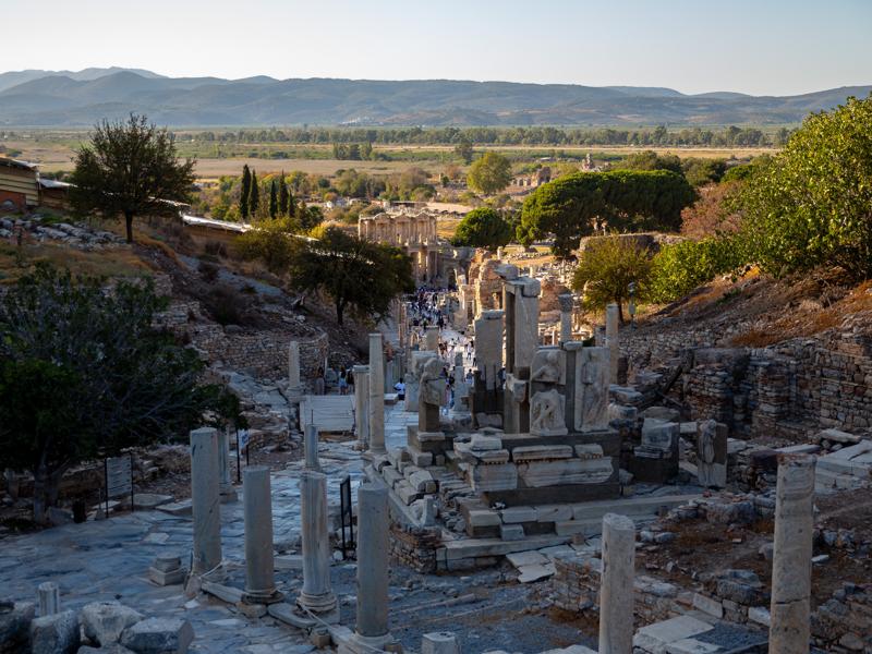 Looking down the road