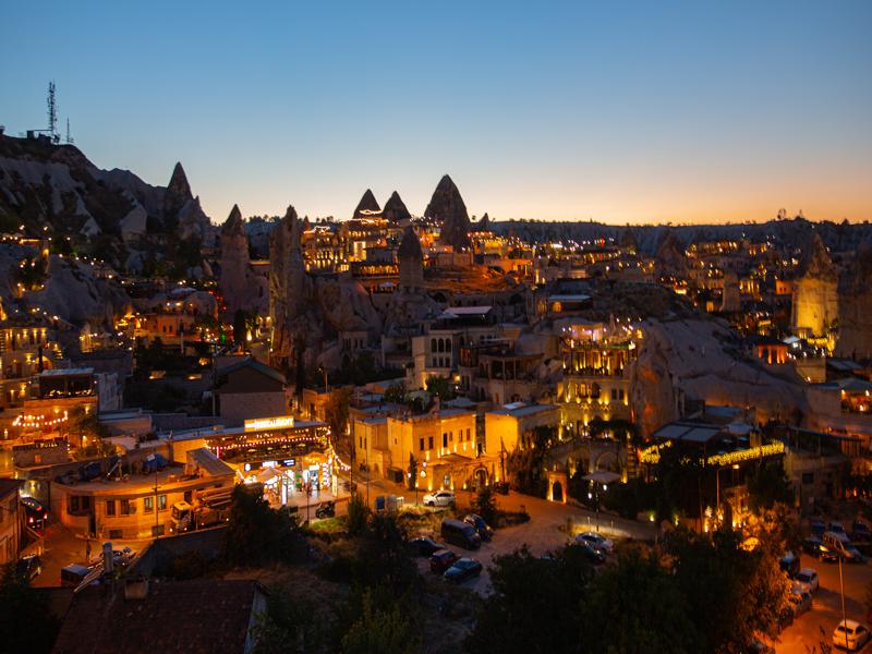 Goreme in the evening