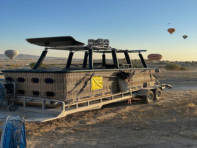 Our basket after the ride