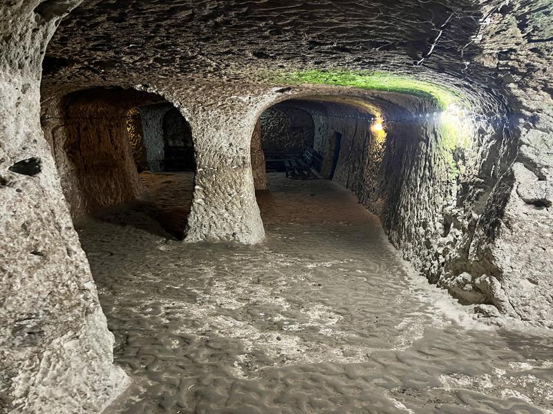 Tunnels in the underground city