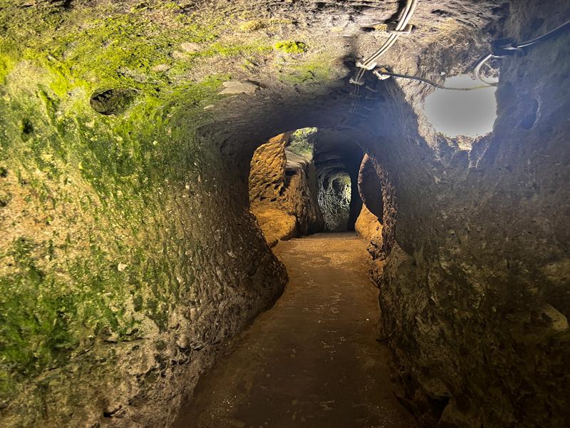 Tunnels in the underground city