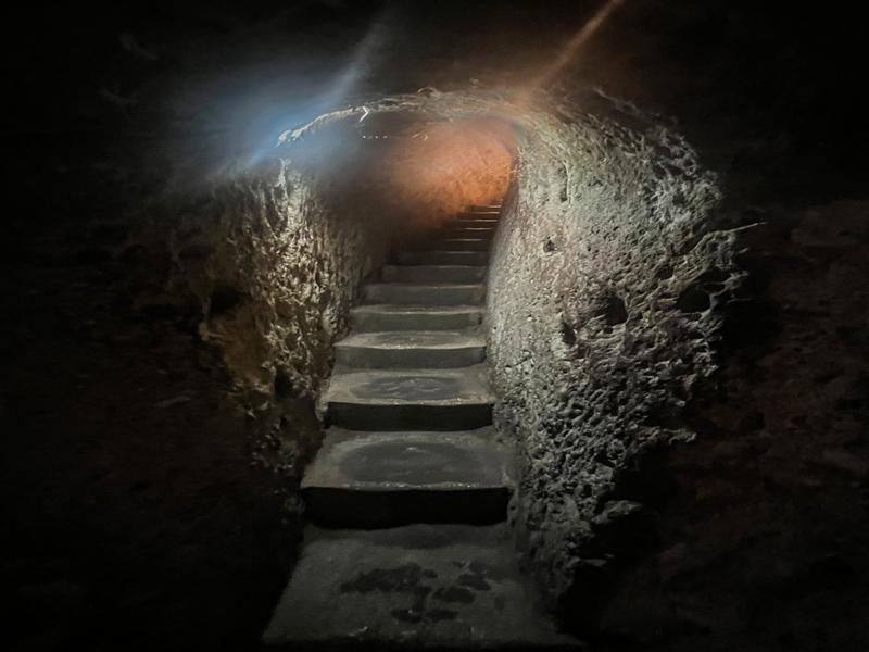 Staircase in the underground city