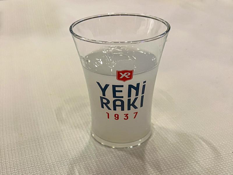 Trying the Raki the locals love